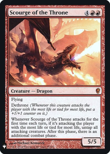 Scourge of the Throne, The List Reprints 35