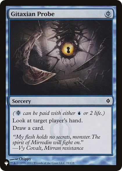 Gitaxian Probe, The List Reprints 35/175