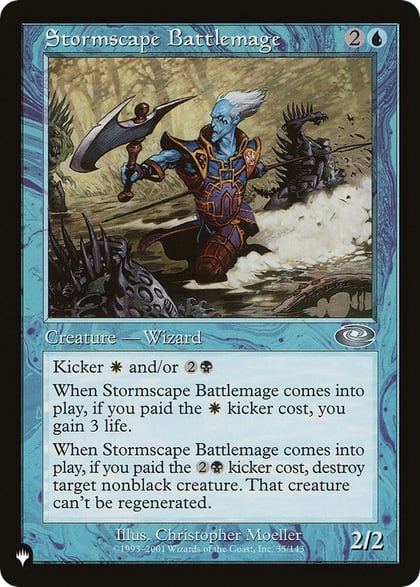 Stormscape Battlemage, The List Reprints 35/143