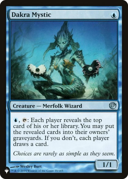 Dakra Mystic, The List Reprints 35/165