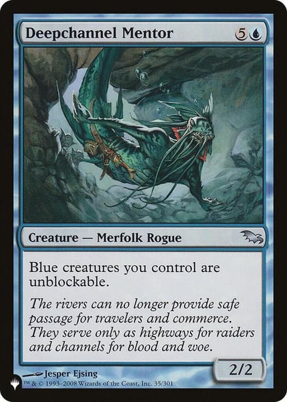 Deepchannel Mentor, The List Reprints 35/301