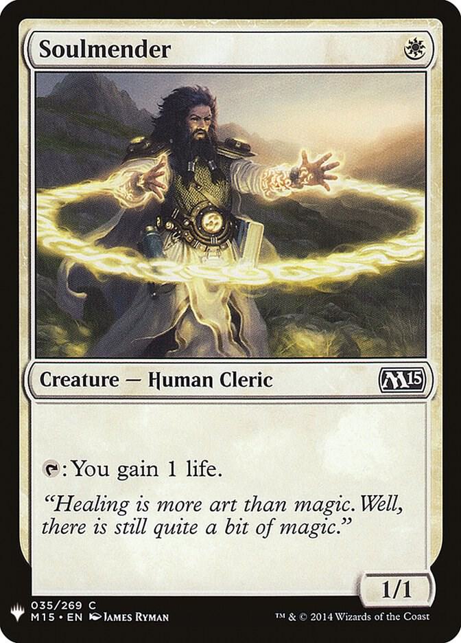 Soulmender, The List Reprints 35