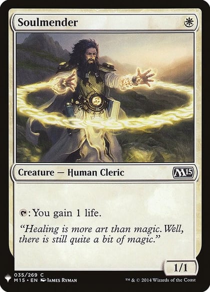 Soulmender, The List Reprints 35
