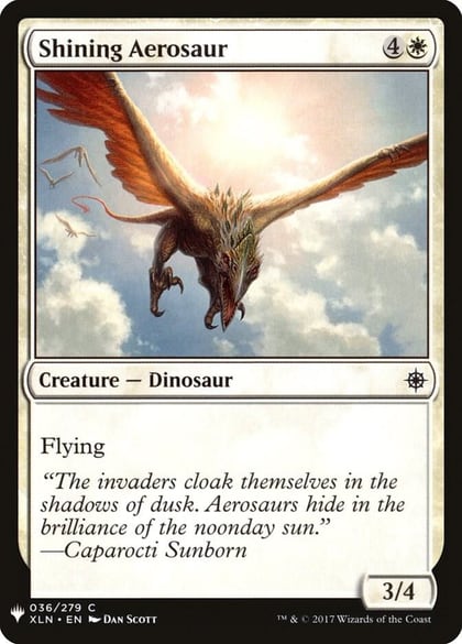 Shining Aerosaur, The List Reprints 36