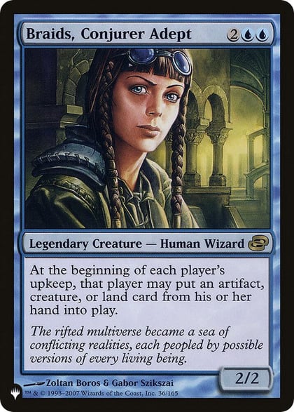 Braids, Conjurer Adept, The List Reprints 36/165