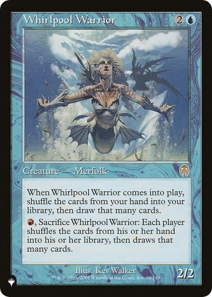 Whirlpool Warrior, The List Reprints 36/143