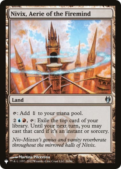 Nivix, Aerie of the Firemind, The List Reprints 36/90
