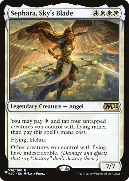 Sephara, Sky's Blade, The List Reprints 36