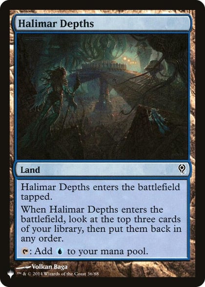 Halimar Depths, The List Reprints 36/88