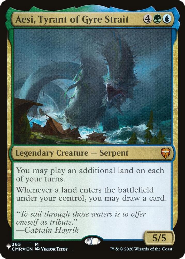 Aesi, Tyrant of Gyre Strait, The List Reprints 365/361
