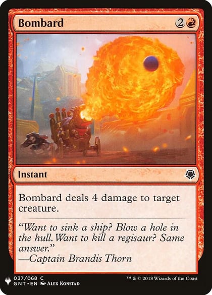 Bombard, The List Reprints 37