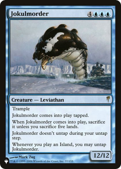 Jokulmorder, The List Reprints 37/155