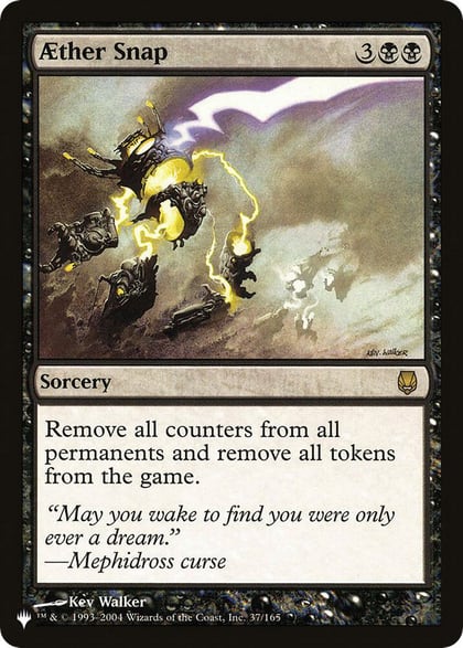 Aether Snap, The List Reprints 37/165