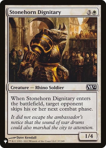 Stonehorn Dignitary, The List Reprints 37/249