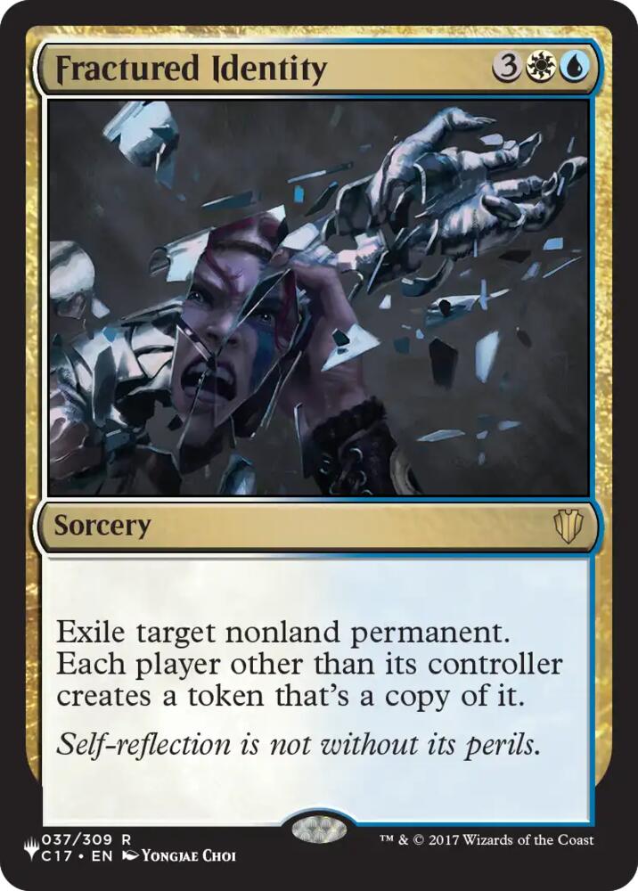 Fractured Identity, The List Reprints 37