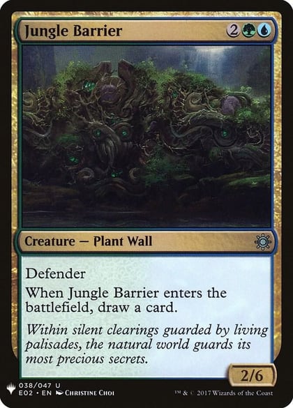 Jungle Barrier, The List Reprints 38