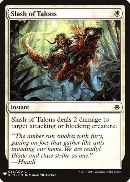 Slash of Talons, The List Reprints 38