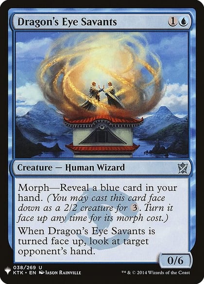 Dragon's Eye Savants, The List Reprints 38