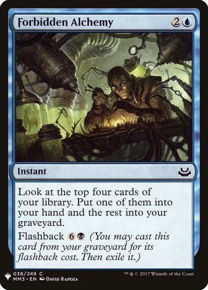 Forbidden Alchemy, The List Reprints 38