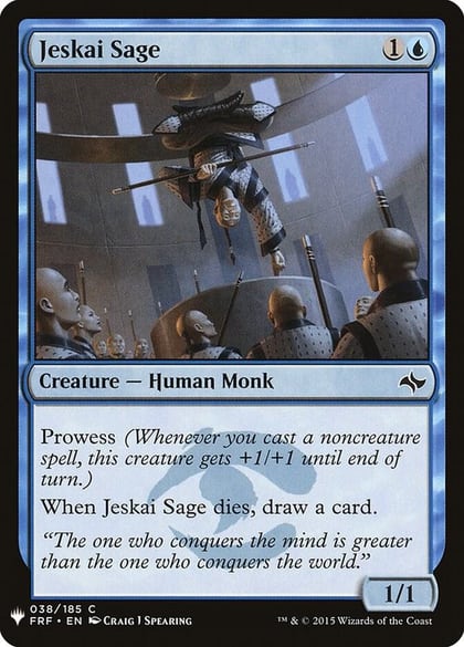 Jeskai Sage, The List Reprints 38