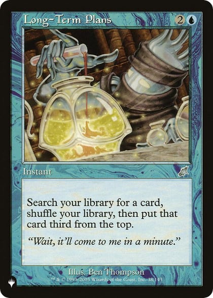Long-Term Plans, The List Reprints 38