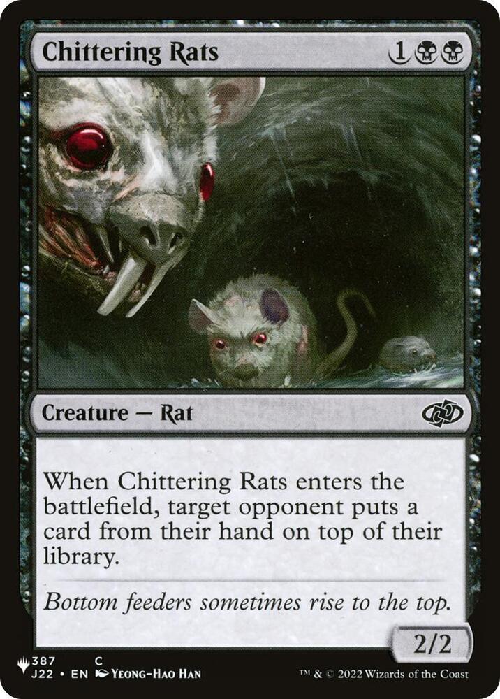 Chittering Rats, The List Reprints 387/051