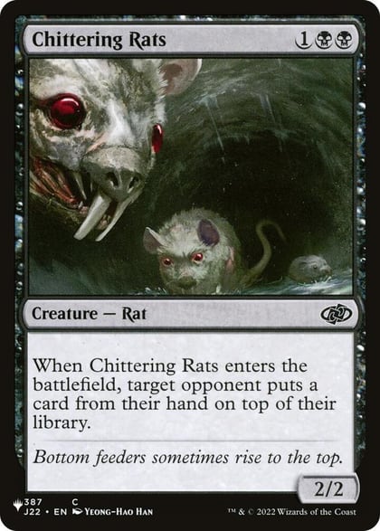 Chittering Rats, The List Reprints 387/051