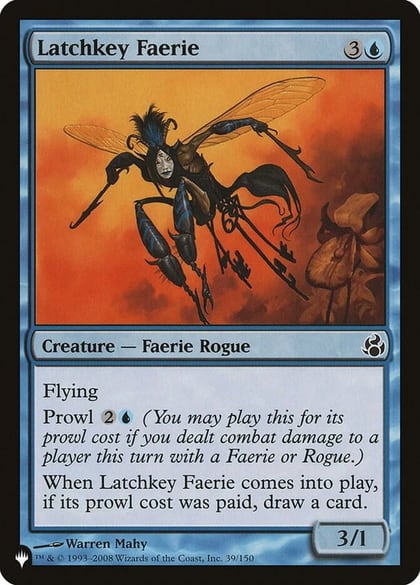 Latchkey Faerie, The List Reprints 39/150