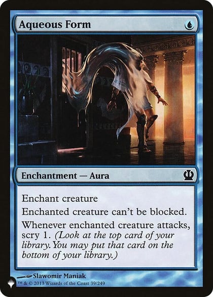 Aqueous Form, The List Reprints 39/249