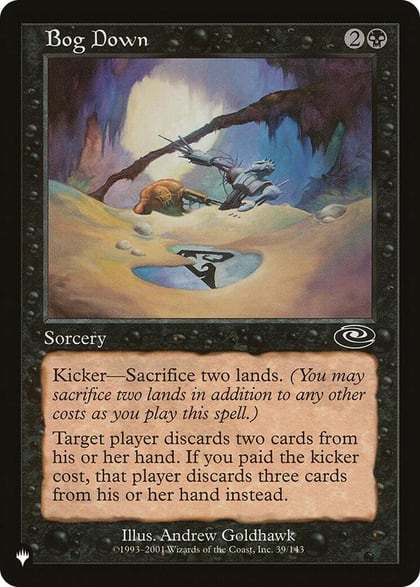 Bog Down, The List Reprints 39/143