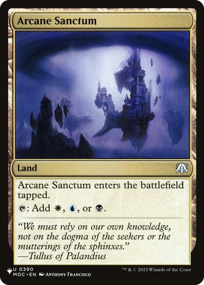 Arcane Sanctum (MOC), The List Reprints 390