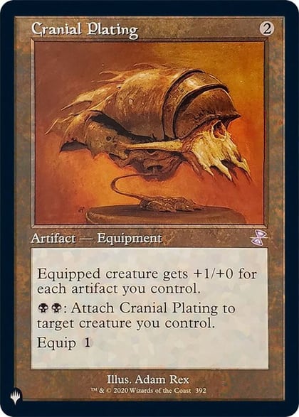 Cranial Plating, The List Reprints 392/289