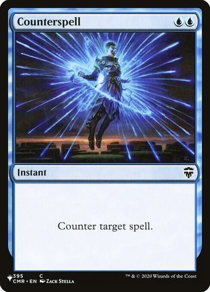 Counterspell (CMR), The List Reprints 395