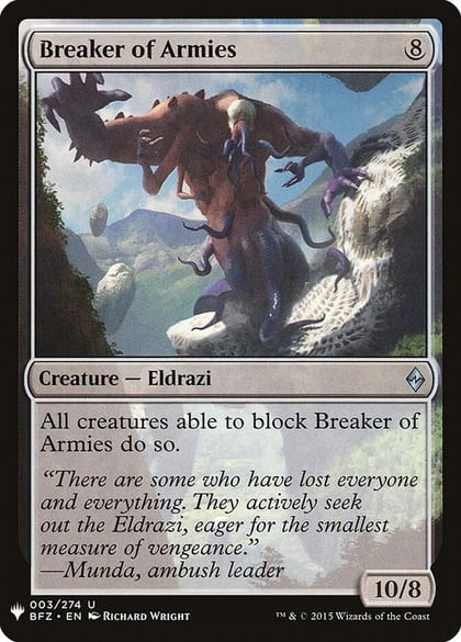 Breaker of Armies, The List Reprints 3