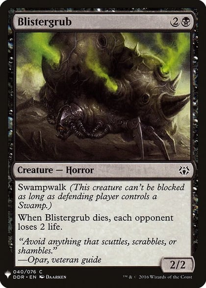 Blistergrub, The List Reprints 40