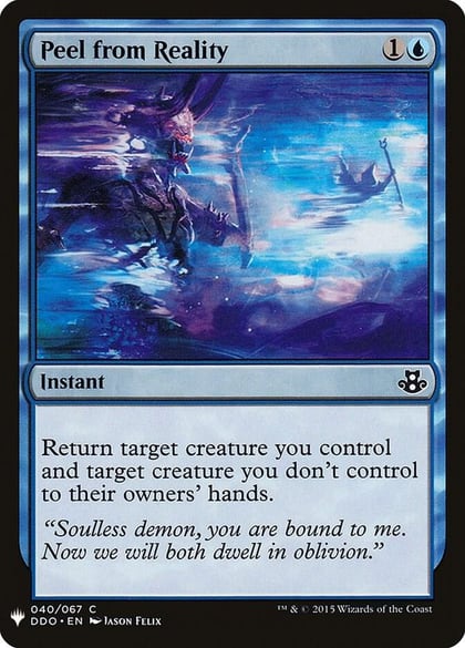Peel from Reality, The List Reprints 40