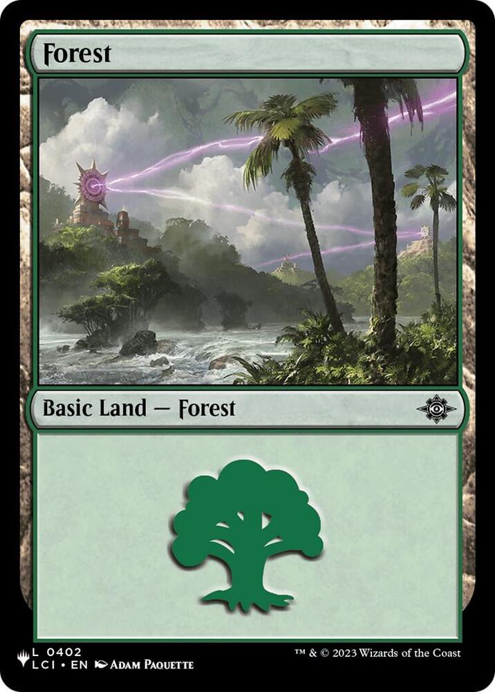 Forest (LCI), The List Reprints 402