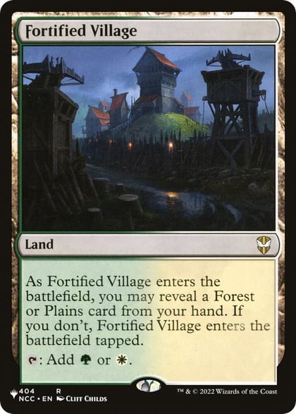 Fortified Village, The List Reprints 404/093