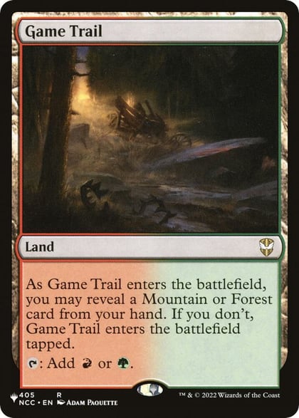 Game Trail, The List Reprints 405/093