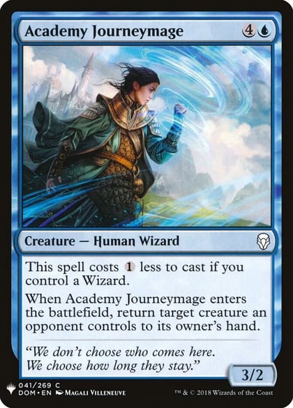 Academy Journeymage, The List Reprints 41