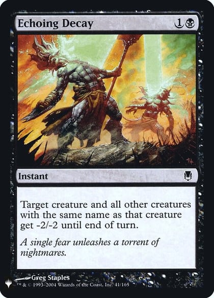 Echoing Decay, The List Reprints 41