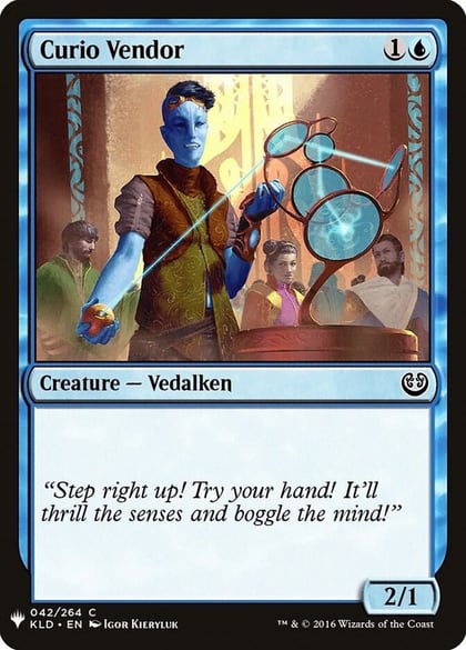Curio Vendor, The List Reprints 42