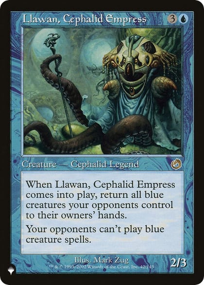 Llawan, Cephalid Empress, The List Reprints 42/143