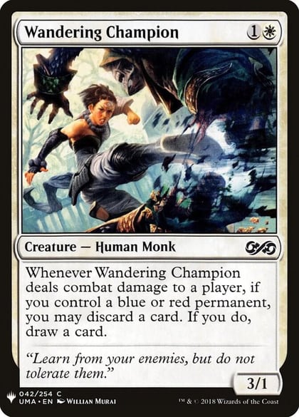Wandering Champion, The List Reprints 42