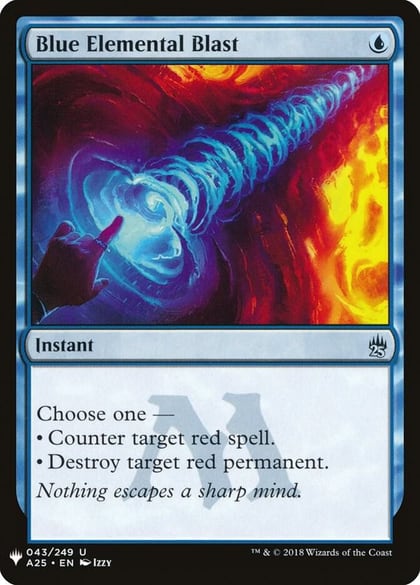 Blue Elemental Blast, The List Reprints 43