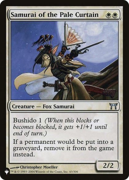 Samurai of the Pale Curtain, The List Reprints 43/306