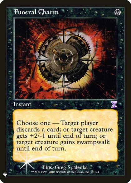 Funeral Charm, The List Reprints 44