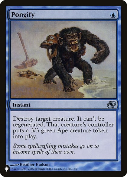 Pongify (PLC), The List Reprints 44