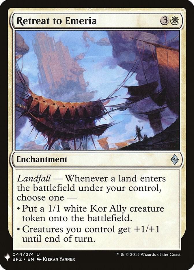 Retreat to Emeria, The List Reprints 44