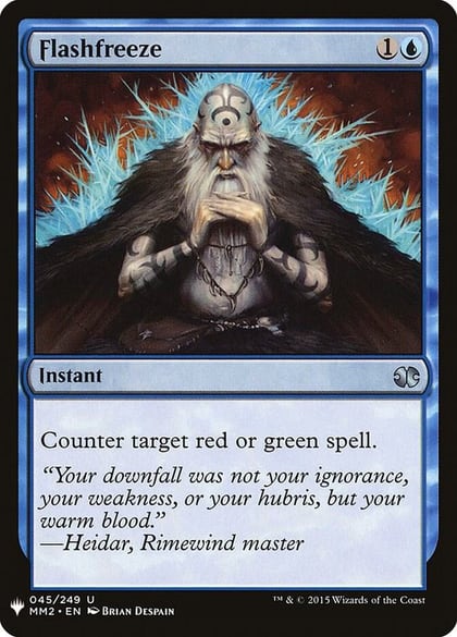 Flashfreeze, The List Reprints 45
